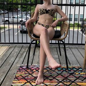 Leopard Triangl Bikini